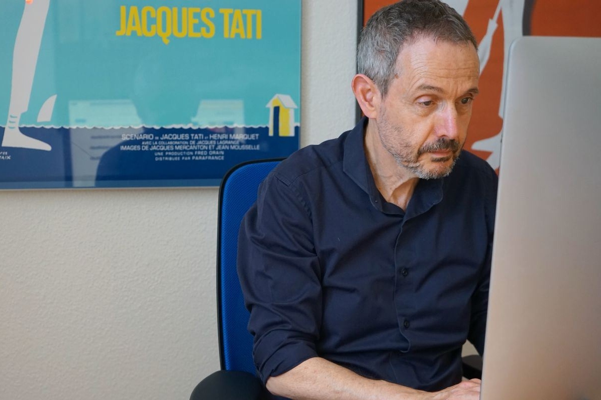 Serge Rossinski bei der Arbeit